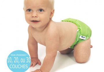 La couche lavable, de belles économies et du confort